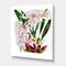 Designart - Vintage White Orchid Flower II - Traditional Canvas Wall Art Print
